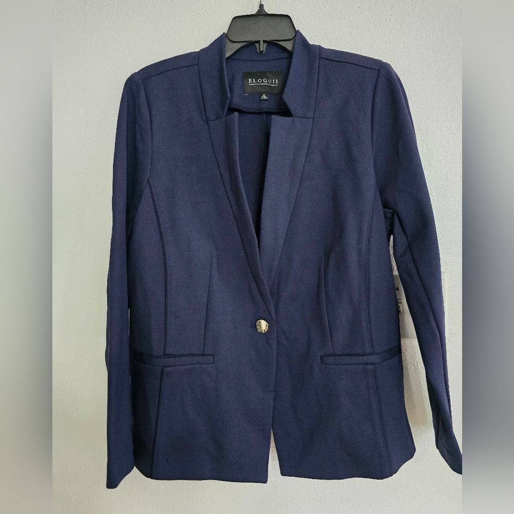 Eloquii The Ultimate Stretch One Button Blazer In… - image 2